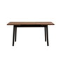 Hanah Home Oliver Open - Barok Black Mesa de Comedor Extensible